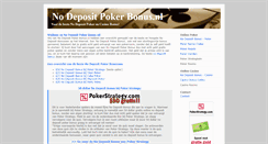 Desktop Screenshot of nodepositpokerbonus.nl